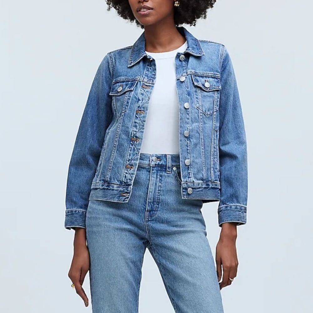 Madewell Size S The Jean Jacket in Medford Wash